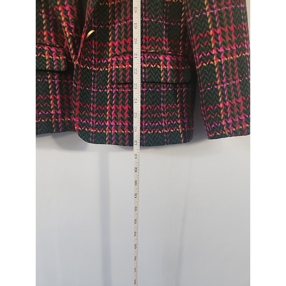Pendleton Virgin Wool Multicolor Plaid‎ Blazer Ja… - image 7